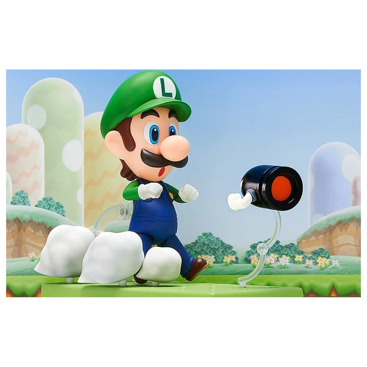 Super Mario Nendoroid Action Figura Luigi 10cm fotografija izdelka