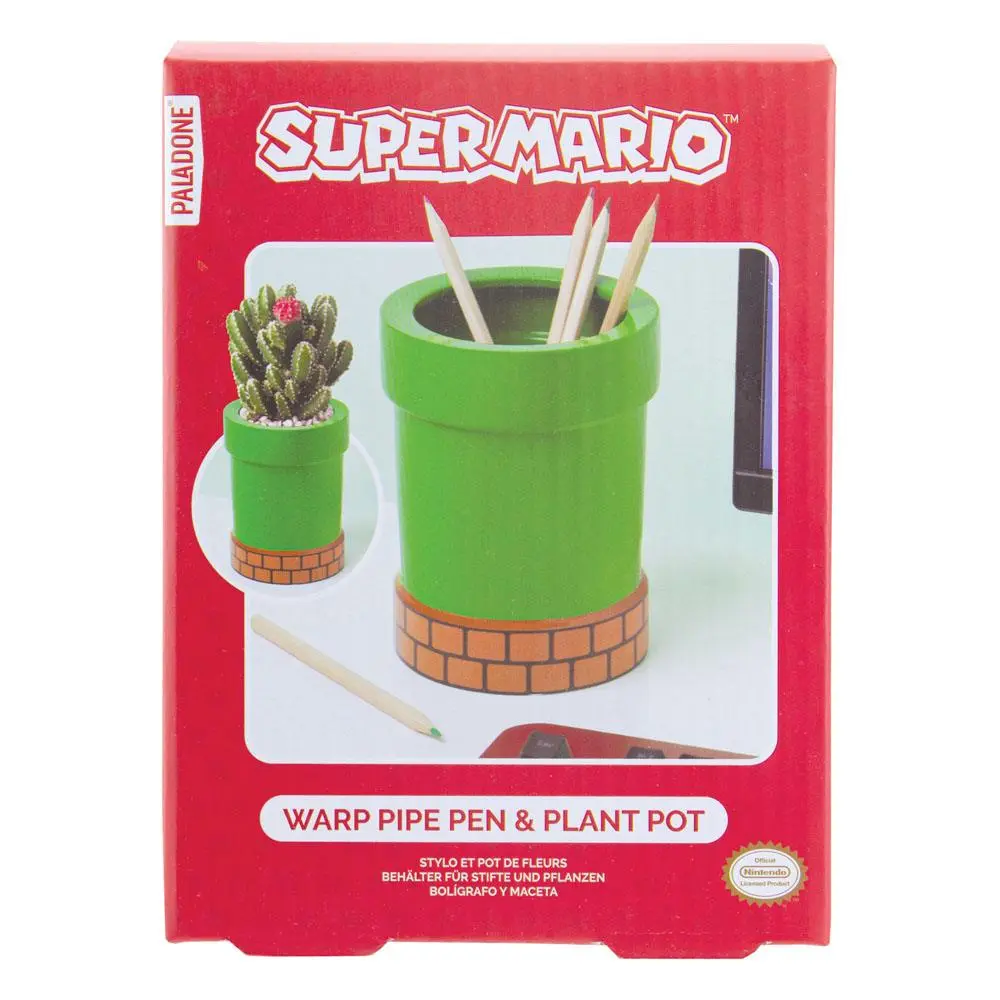 Super Mario stojalo za pisala Pipe Plant fotografija izdelka