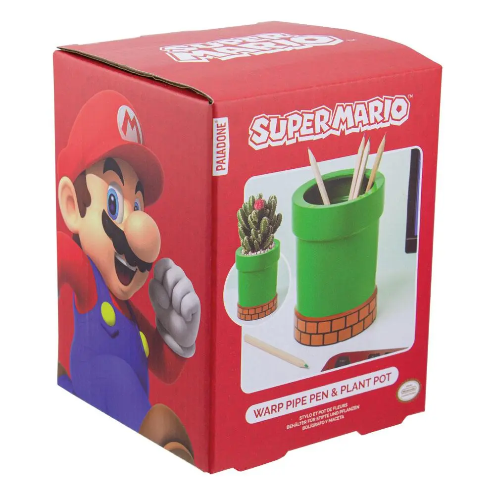 Super Mario stojalo za pisala Pipe Plant fotografija izdelka