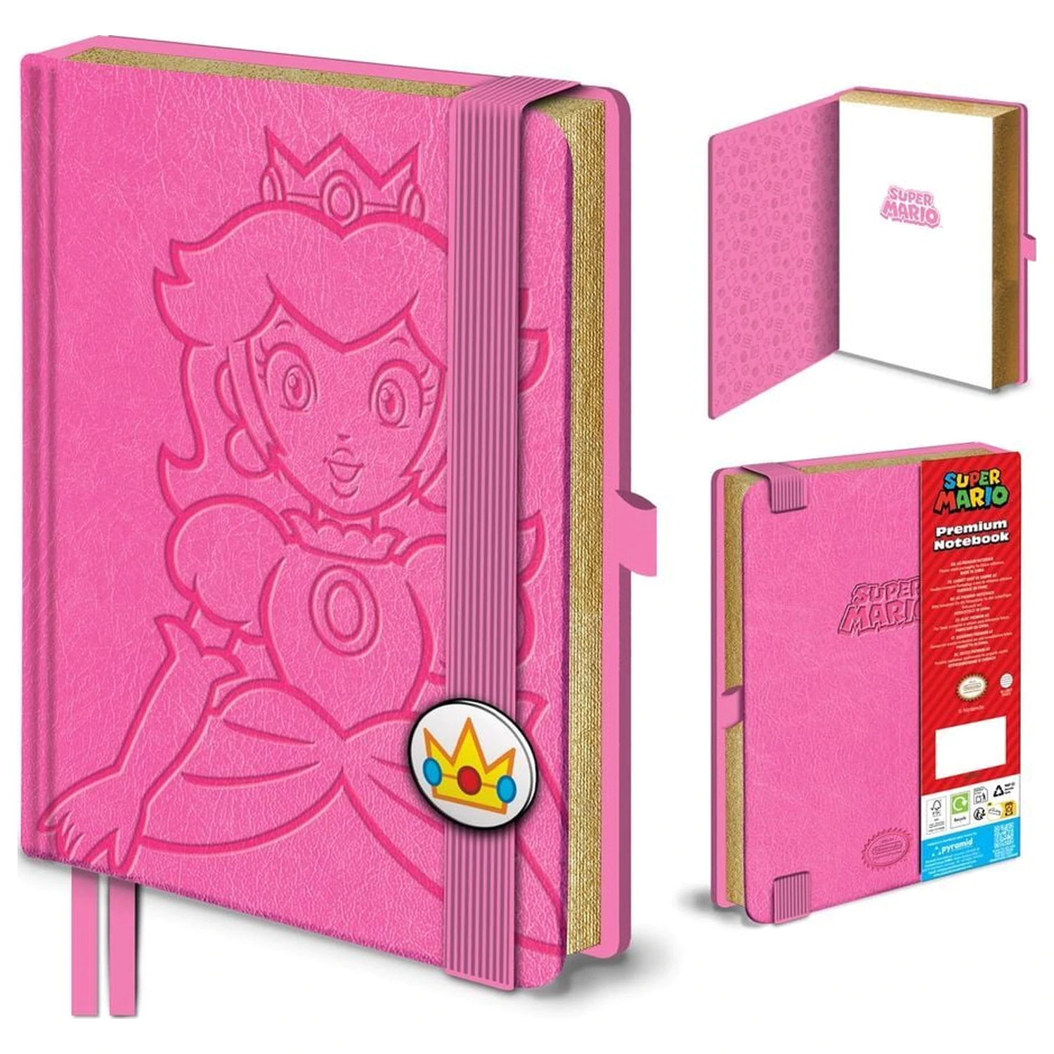 Super Mario Princess Peach A5 zvezek fotografija izdelka
