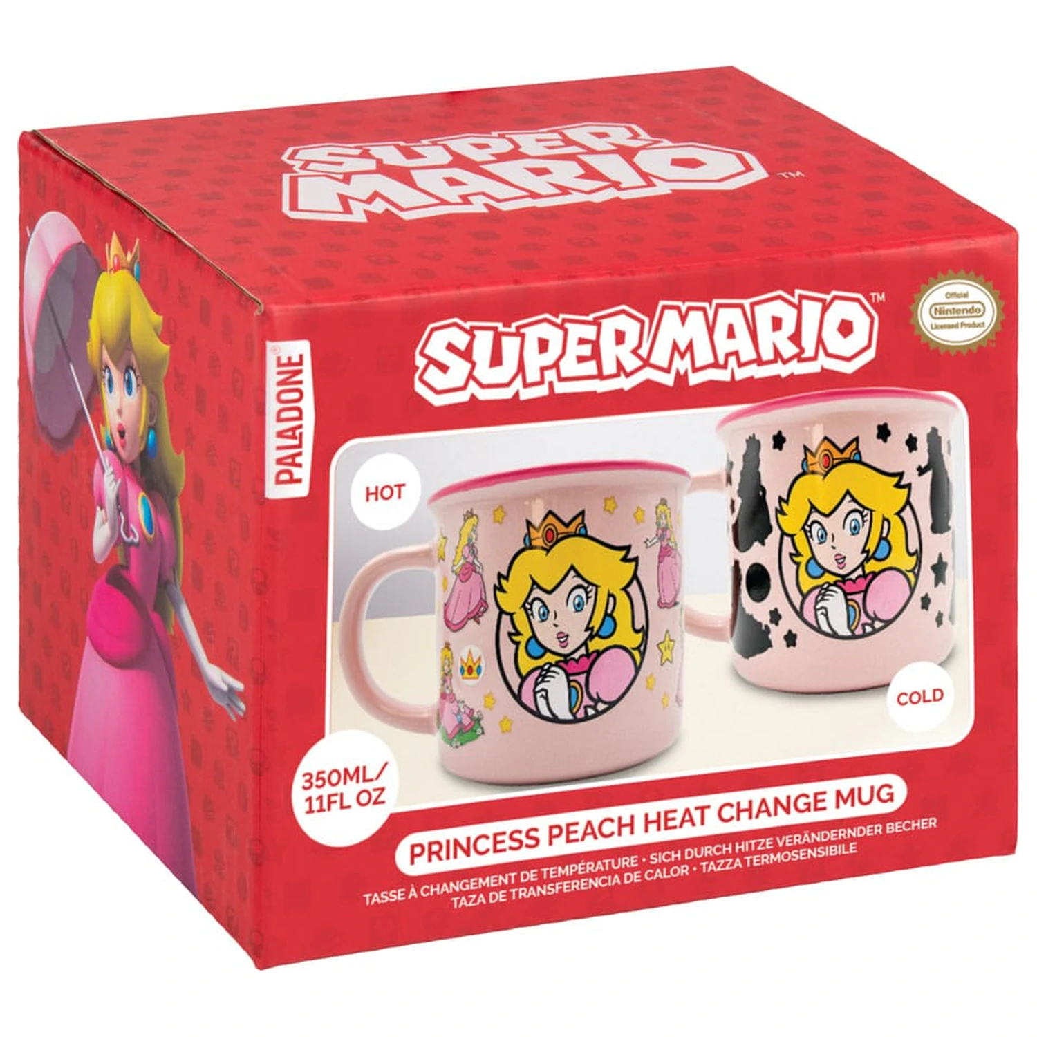 Super Mario Vrč, ki spreminja barvo Princess Peach fotografija izdelka