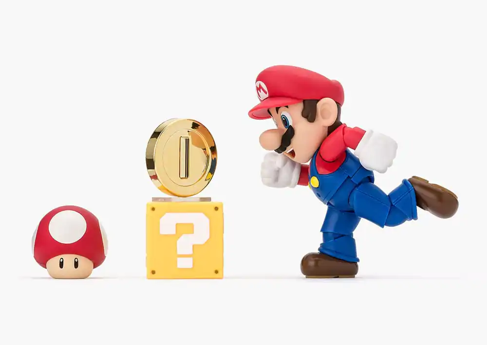 Super Mario S.H. Figuarts Akcijska figura Super Mario 10 cm fotografija izdelka