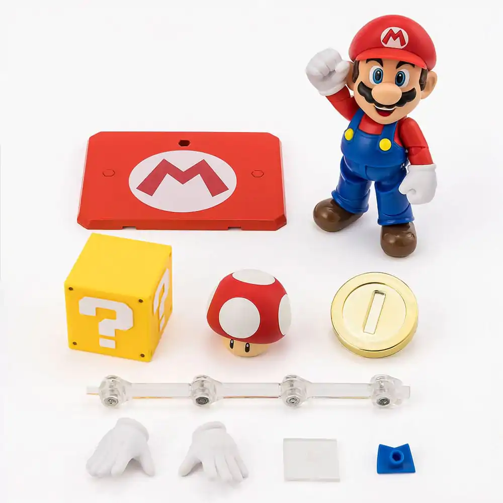 Super Mario S.H. Figuarts Akcijska figura Super Mario 10 cm fotografija izdelka
