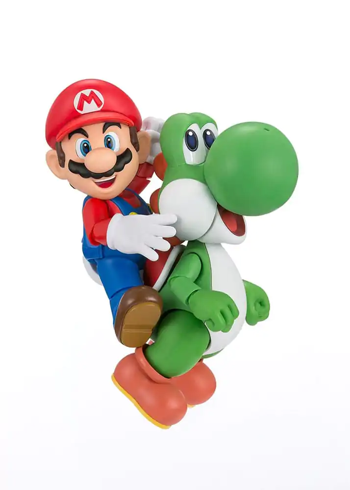Super Mario S.H. Figuarts akcijska figura Yoshi 11 cm fotografija izdelka