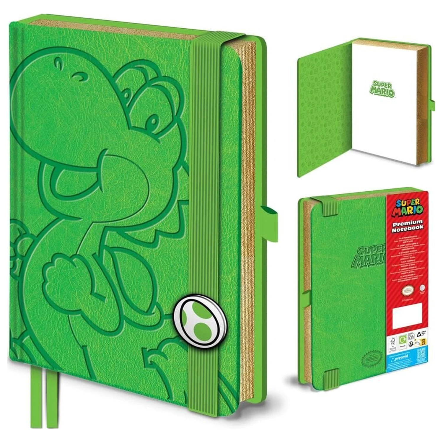 Super Mario Yoshi A5 beležnica fotografija izdelka
