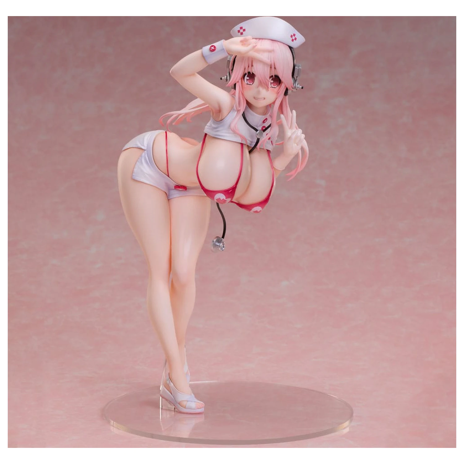Super Sonico PVC kip 1/6 Super Sonico medicinska sestra bikini različica 22 cm fotografija izdelka