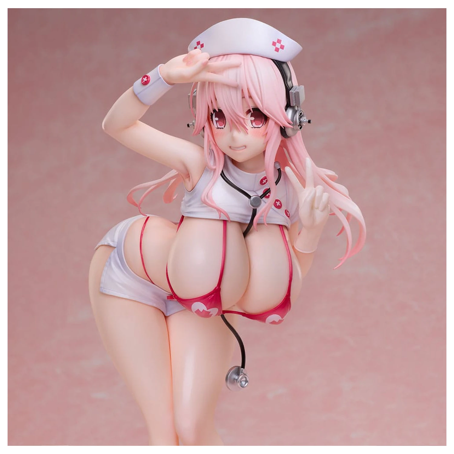 Super Sonico PVC kip 1/6 Super Sonico medicinska sestra bikini različica 22 cm fotografija izdelka