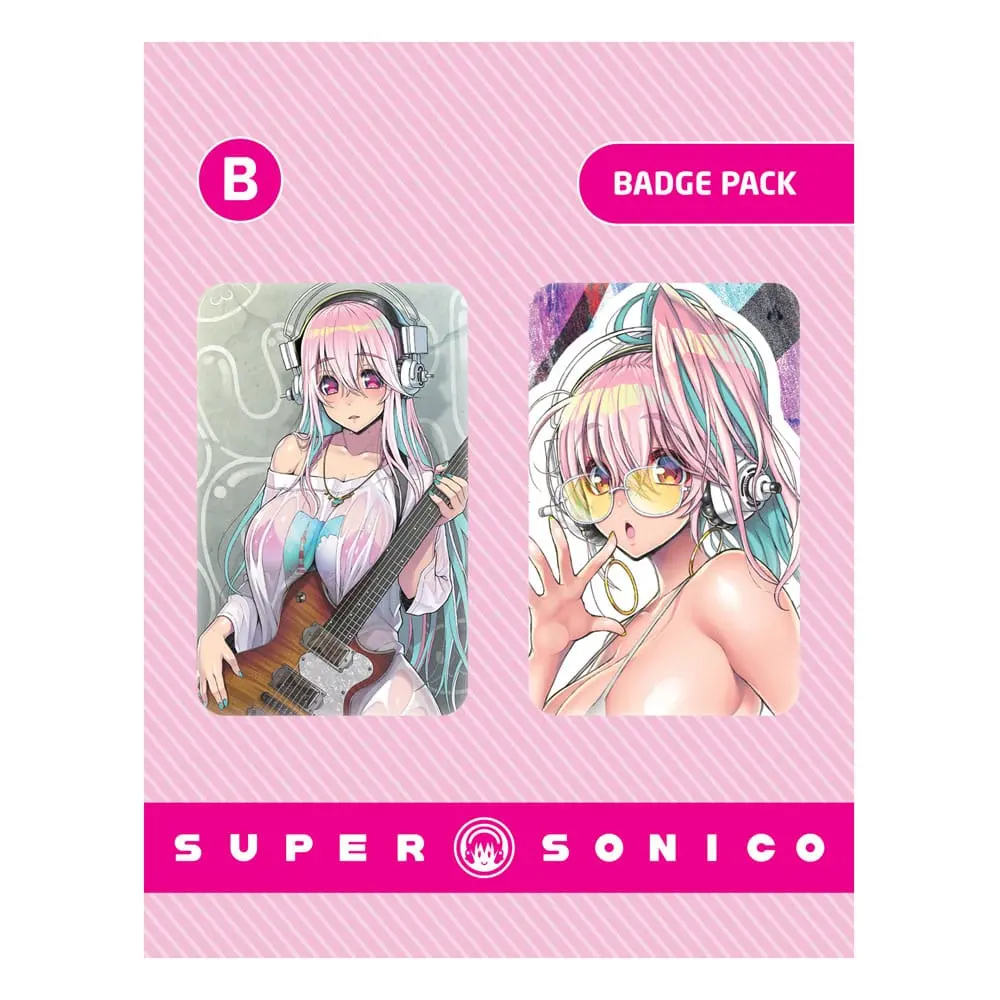 Super Sonico komplet značk 2-pack Set B fotografija izdelka