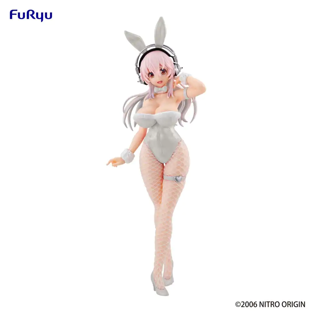 Super Sonico BiCute Bunnies PVC Kip Pearl White Ver. 30 cm fotografija izdelka