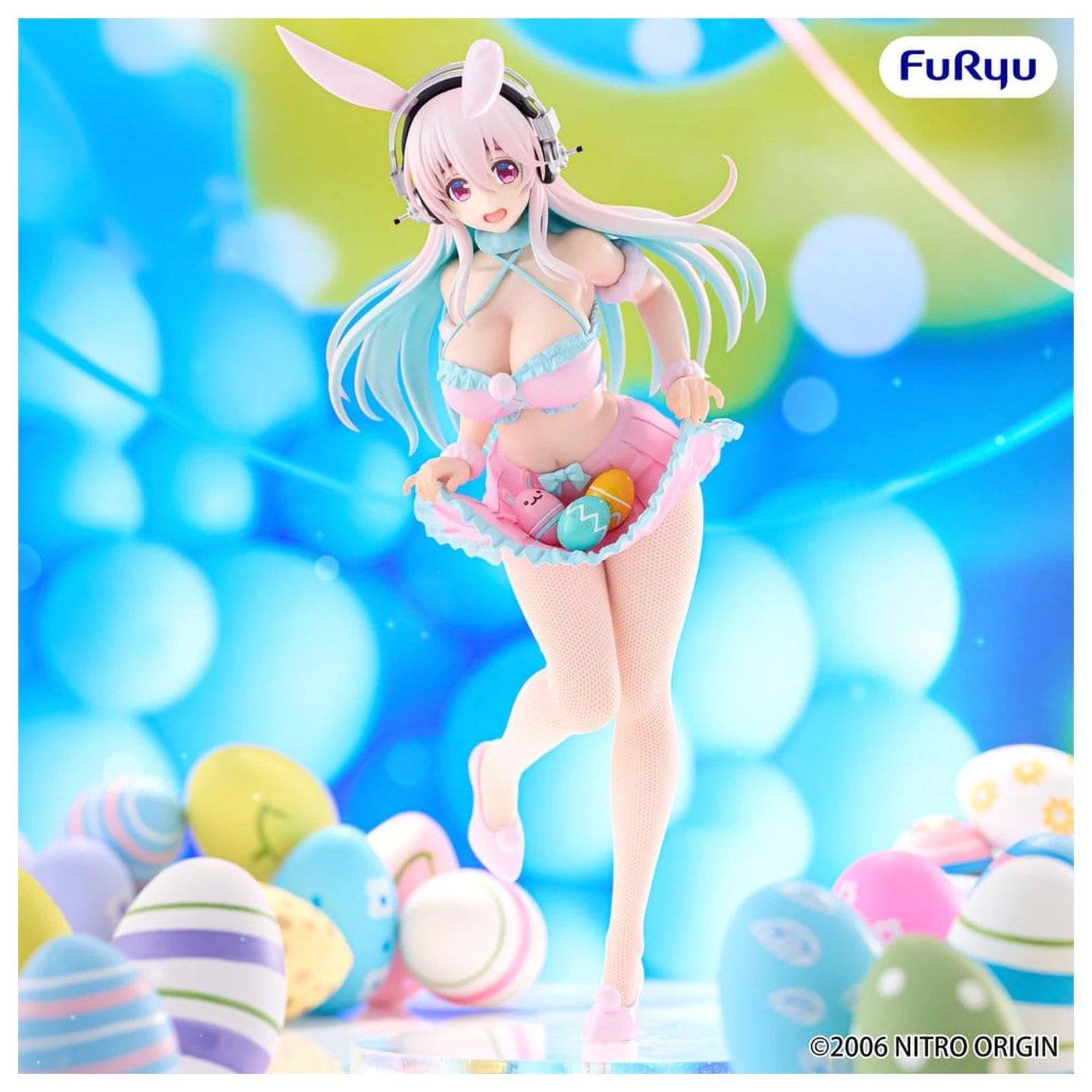 Super Sonico BiCute Bunnies PVC figura Pastel Easter Ver. 29 cm fotografija izdelka