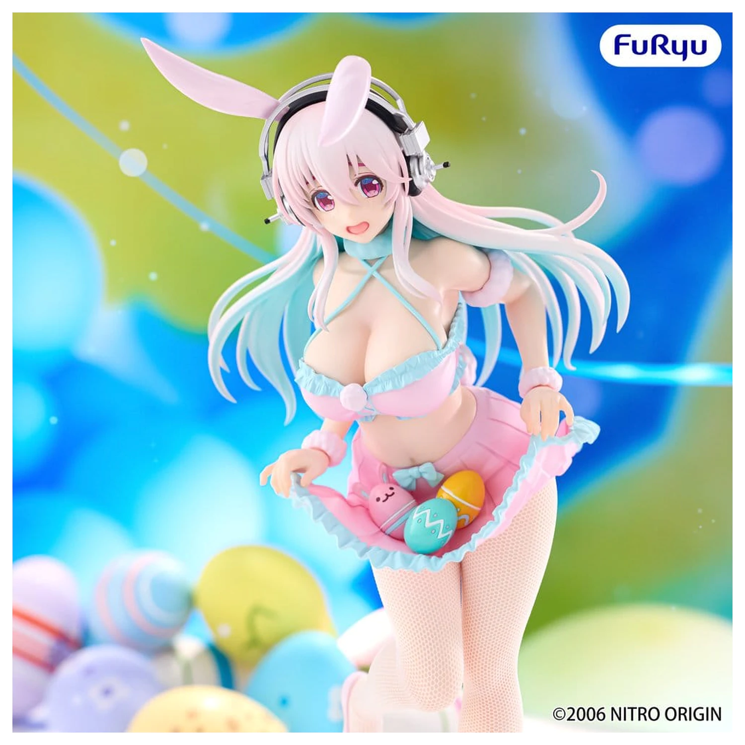 Super Sonico BiCute Bunnies PVC figura Pastel Easter Ver. 29 cm fotografija izdelka