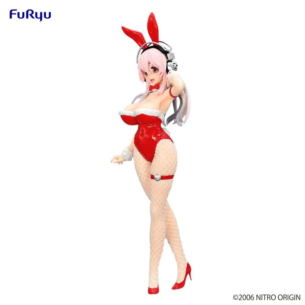 Super Sonico BiCute Bunnies PVC Kip Rdeča Barva Ver. 30 cm fotografija izdelka