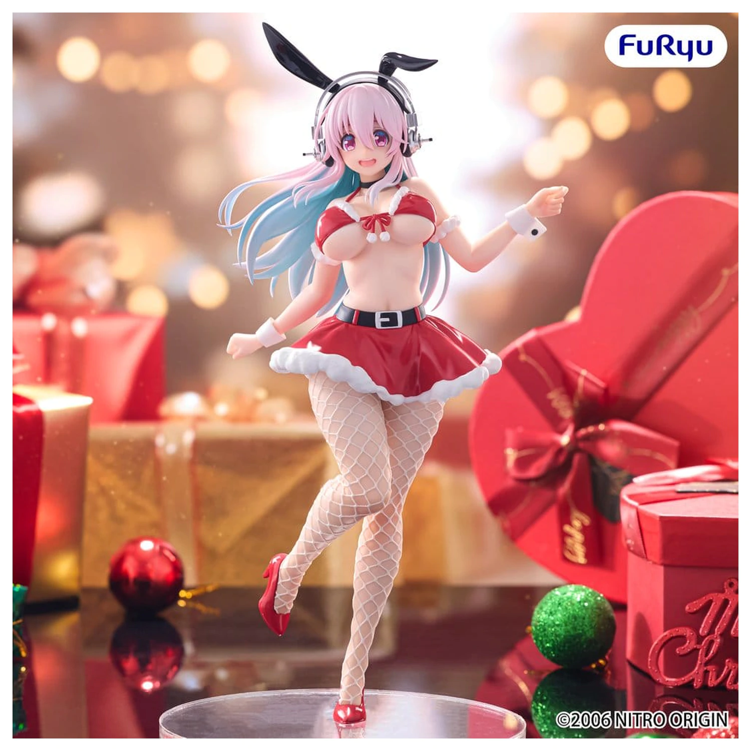 Super Sonico BiCute Bunnies PVC Figura Santa Ver. 30 cm fotografija izdelka