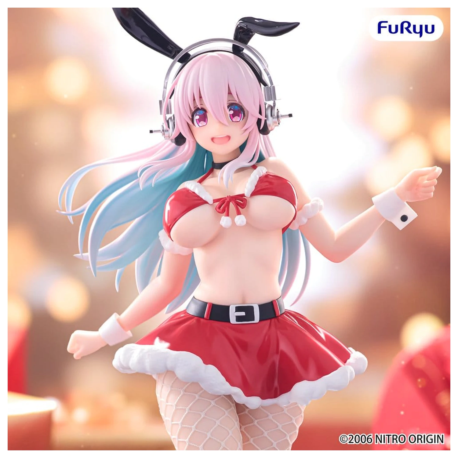 Super Sonico BiCute Bunnies PVC Figura Santa Ver. 30 cm fotografija izdelka