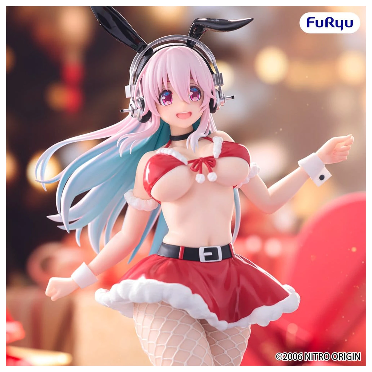 Super Sonico BiCute Bunnies PVC Figura Santa Ver. 30 cm fotografija izdelka