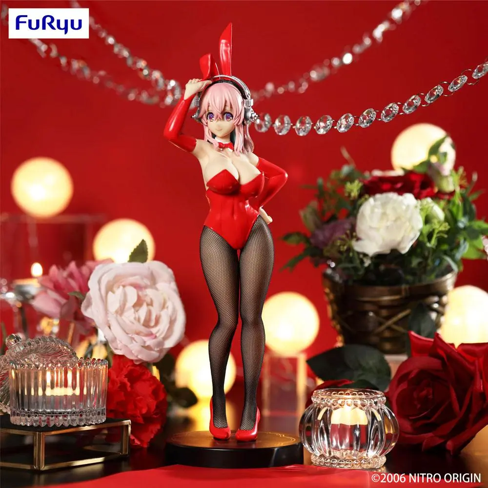 Super Sonico BiCute Bunnies PVC Kip Super Sonico Red Ver. 28 cm fotografija izdelka