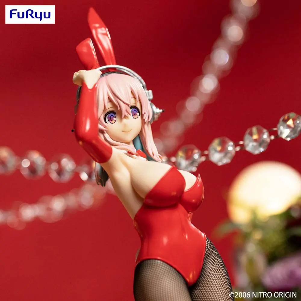 Super Sonico BiCute Bunnies PVC Kip Super Sonico Red Ver. 28 cm fotografija izdelka