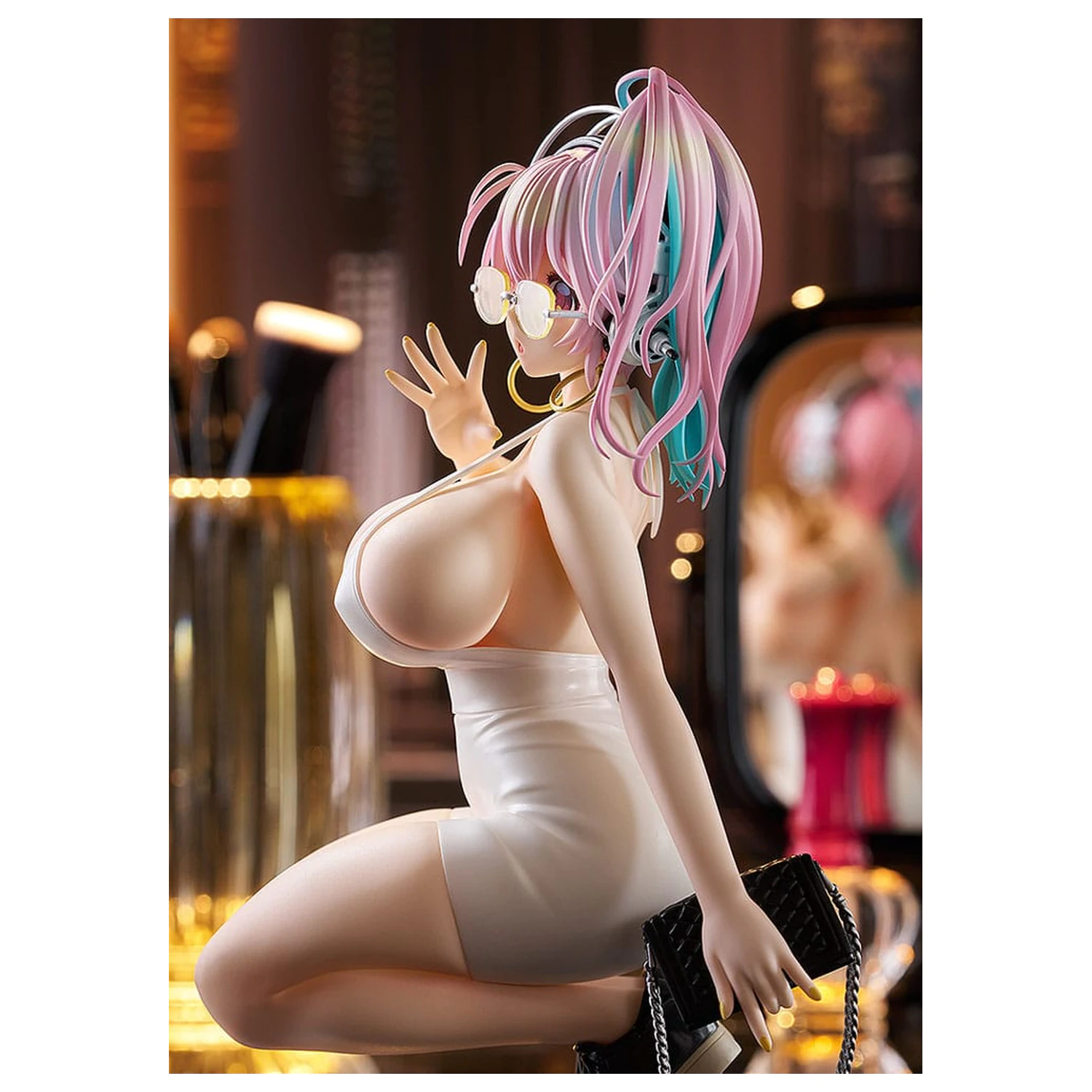 Super Sonico Pop Up Parade PVC kip Super Sonico: 15th Mini Dress Ver. L Size 20 cm fotografija izdelka