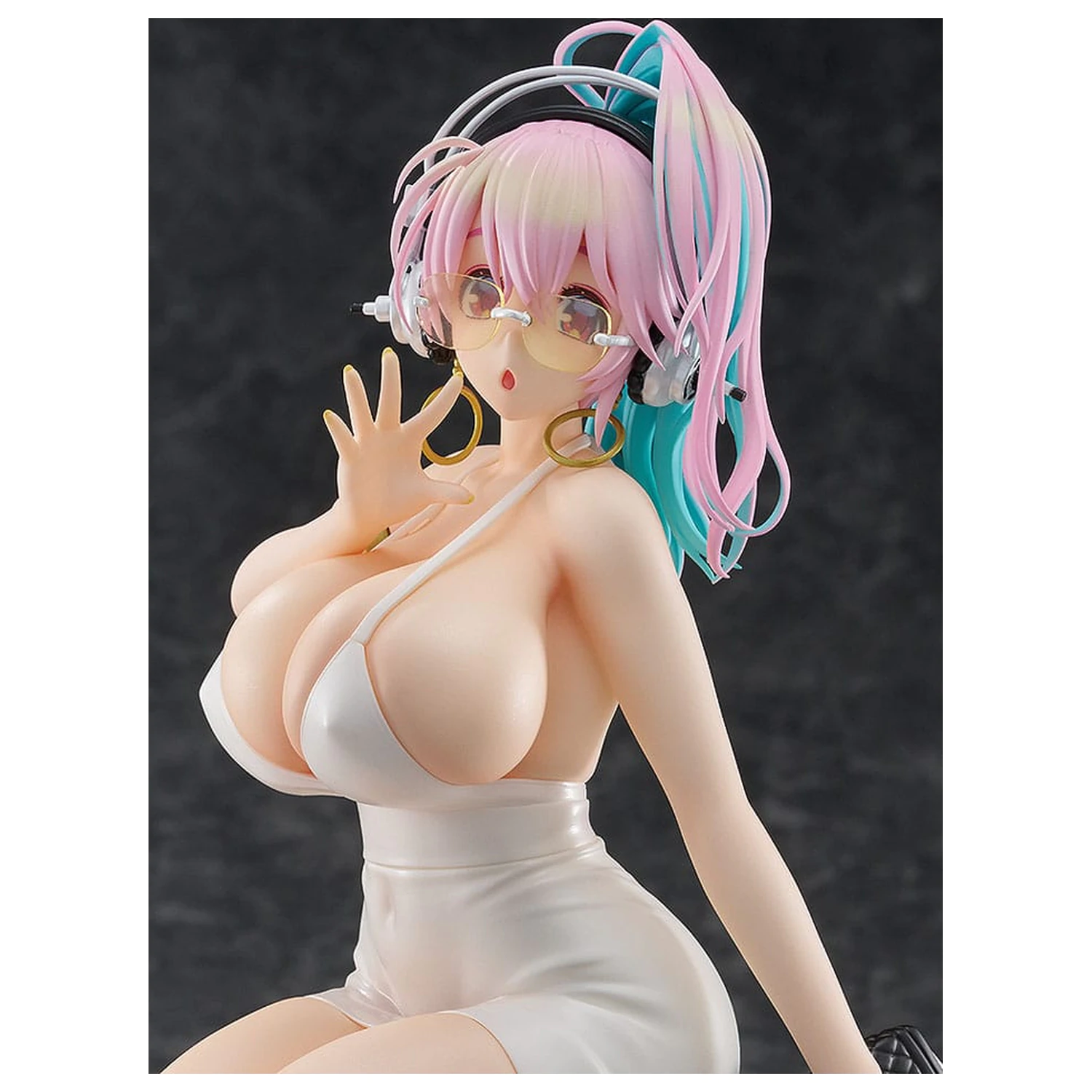 Super Sonico Pop Up Parade PVC kip Super Sonico: 15th Mini Dress Ver. L Size 20 cm fotografija izdelka