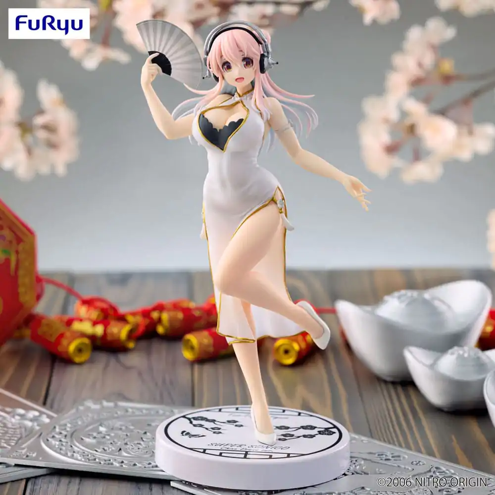 Super Sonico Trio-Try-iT PVC kip bele kitajske obleke Ver. 21 cm fotografija izdelka