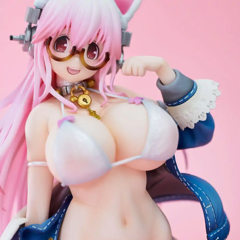 Super Sonico PVC kip Super Sonico White Cat Ver. 27 cm fotografija izdelka