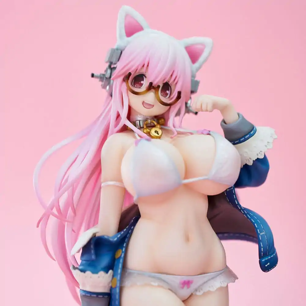 Super Sonico PVC kip Super Sonico White Cat Ver. 27 cm fotografija izdelka