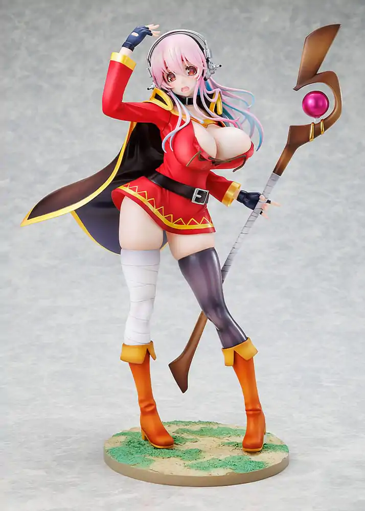Super Sonico x Konosuba PVC kip 1/7 Super Sonico Megumin collaboration Ver. 25 cm fotografija izdelka