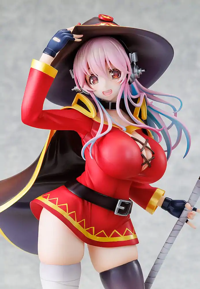 Super Sonico x Konosuba PVC kip 1/7 Super Sonico Megumin collaboration Ver. 25 cm fotografija izdelka