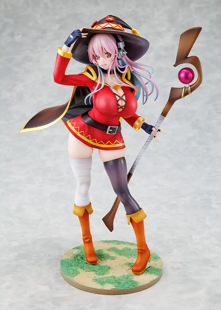 Super Sonico x Konosuba PVC kip 1/7 Super Sonico Megumin collaboration Ver. 25 cm fotografija izdelka