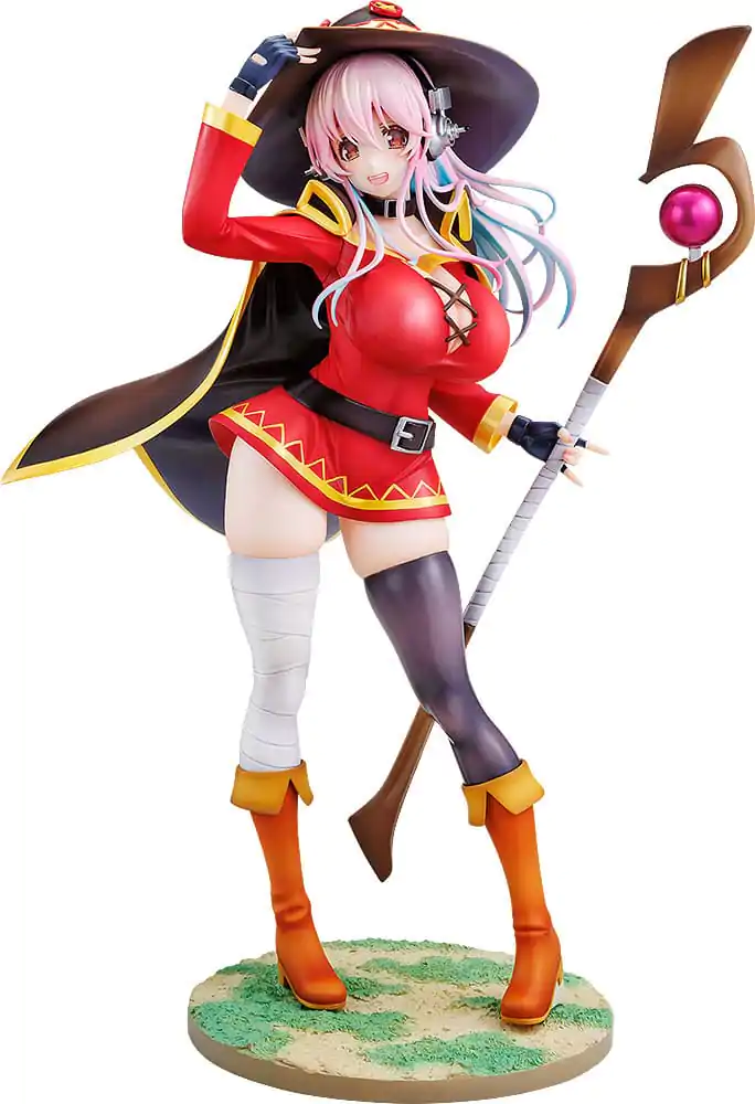 Super Sonico x Konosuba PVC kip 1/7 Super Sonico Megumin collaboration Ver. 25 cm fotografija izdelka