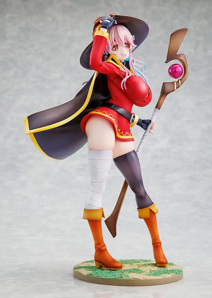 Super Sonico x Konosuba PVC kip 1/7 Super Sonico Megumin collaboration Ver. 25 cm fotografija izdelka