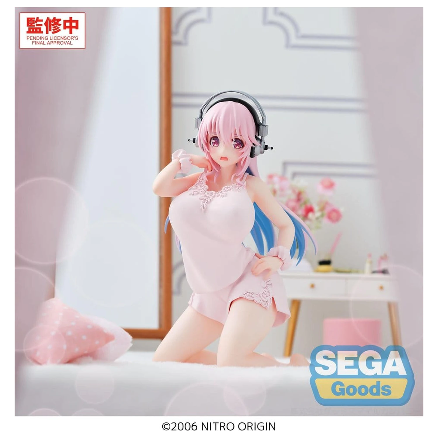 Super Sonico Yumemirize PVC figura Super Sonico 14 cm fotografija izdelka