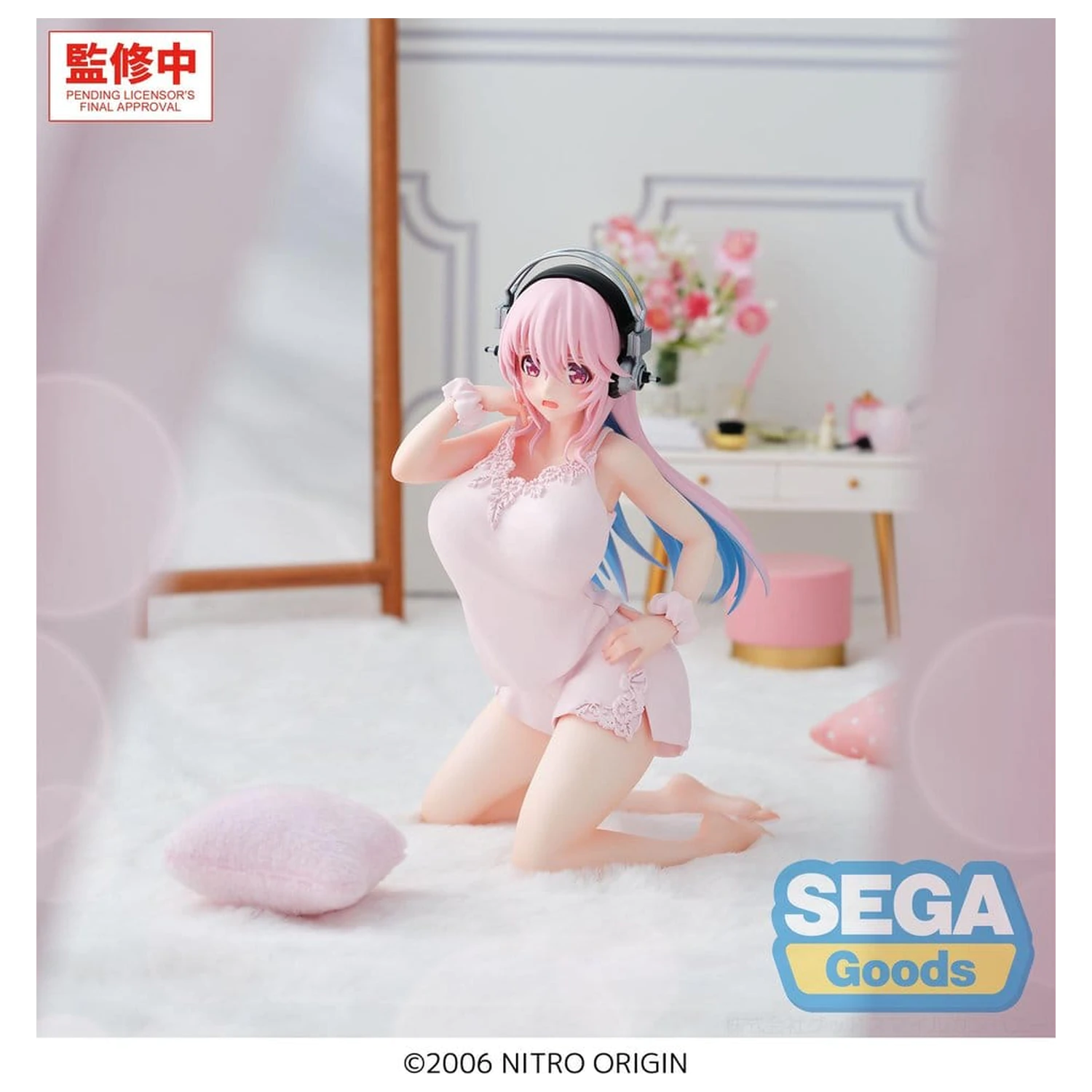 Super Sonico Yumemirize PVC figura Super Sonico 14 cm fotografija izdelka