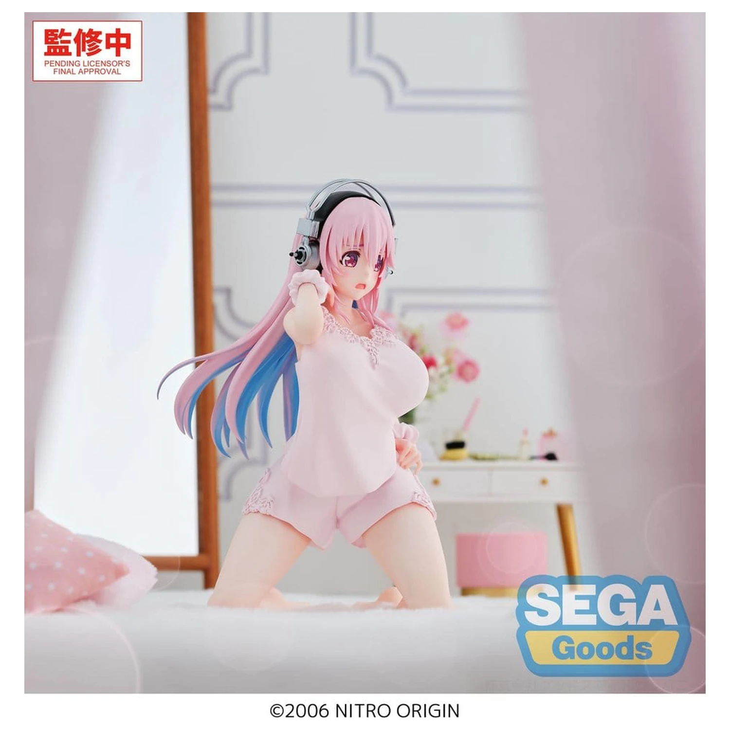 Super Sonico Yumemirize PVC figura Super Sonico 14 cm fotografija izdelka