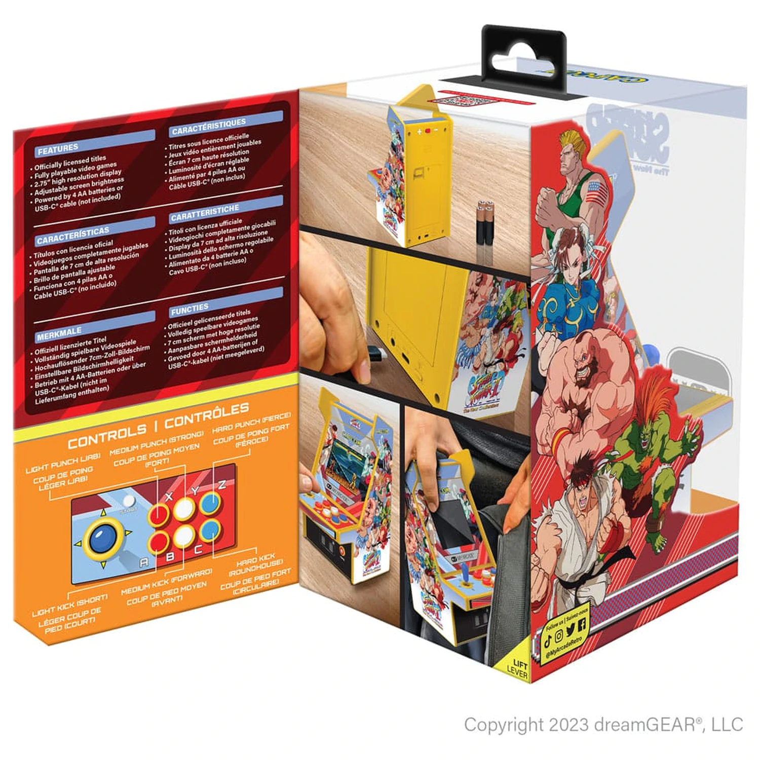 Super Street Fighter II Prenosna Retro arkadna mikro igralna naprava Pro fotografija izdelka