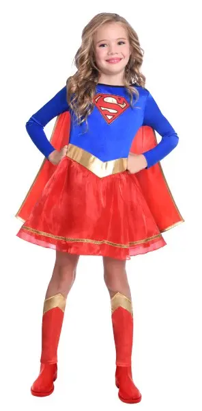 Supergirl Kostum Starost 6-8 fotografija izdelka