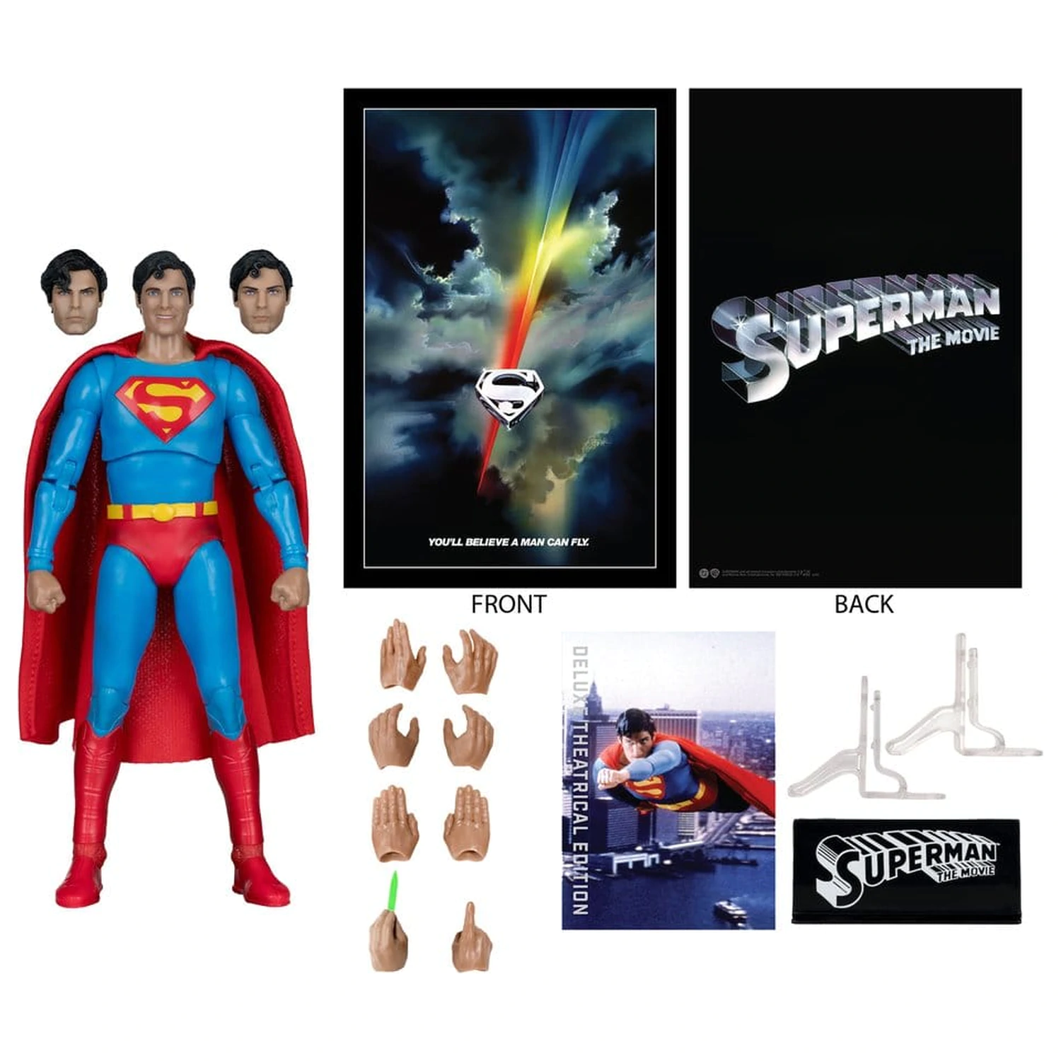 Superman (1978) DC Multiverse Deluxe Theatrical Edition akcijska figura Superman 19 cm fotografija izdelka