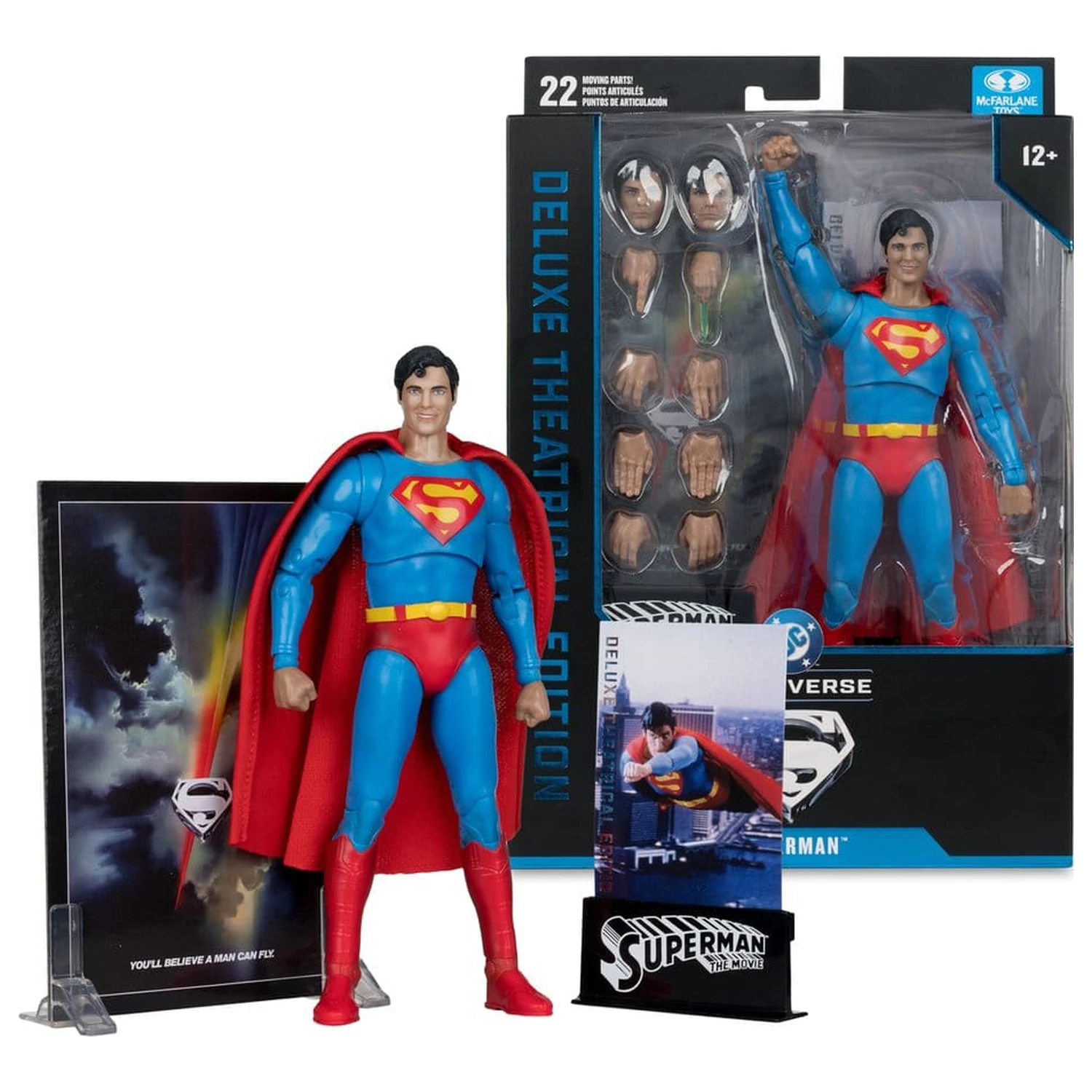 Superman (1978) DC Multiverse Deluxe Theatrical Edition akcijska figura Superman 19 cm fotografija izdelka
