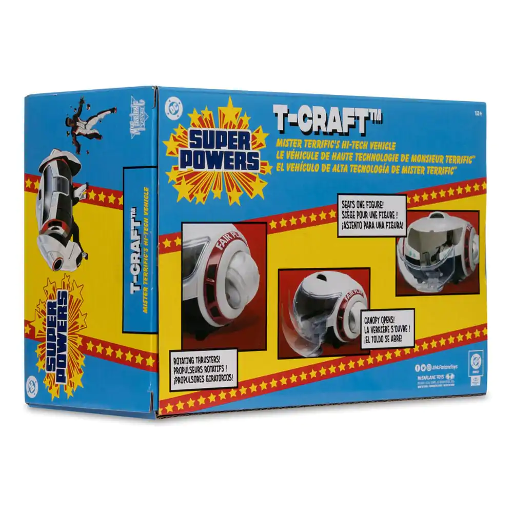 Superman (2025) DC Direct Super Powers akcijska figura z vozilom Mr. Terrific & T-Craft fotografija izdelka