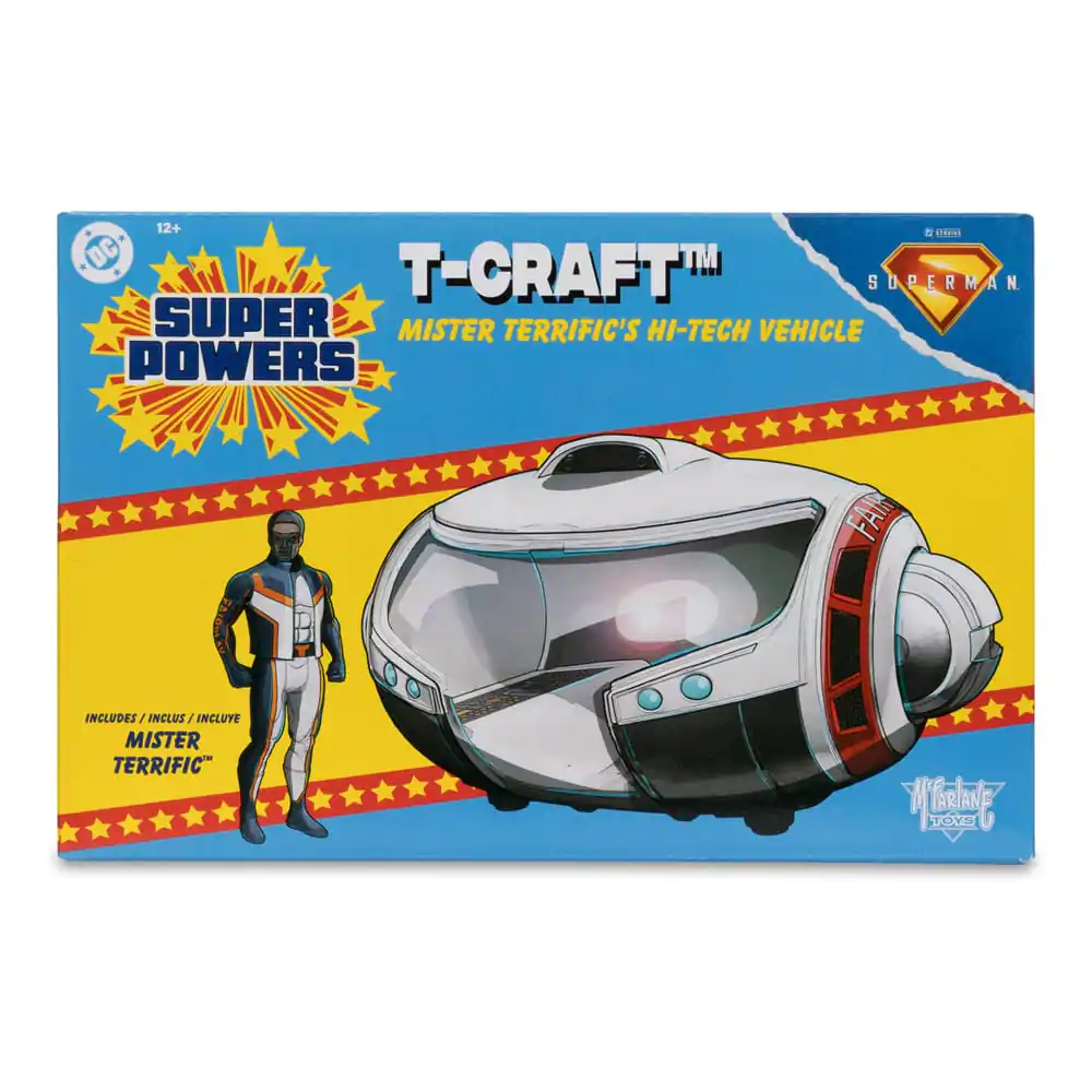 Superman (2025) DC Direct Super Powers akcijska figura z vozilom Mr. Terrific & T-Craft fotografija izdelka