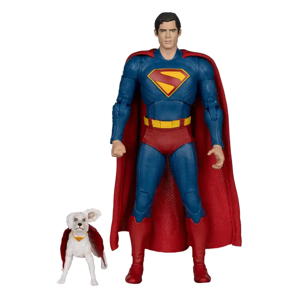 Superman (2025) DC Multiverse Deluxe akcijska figura Superman s Krypto the Super Dog 18 cm fotografija izdelka