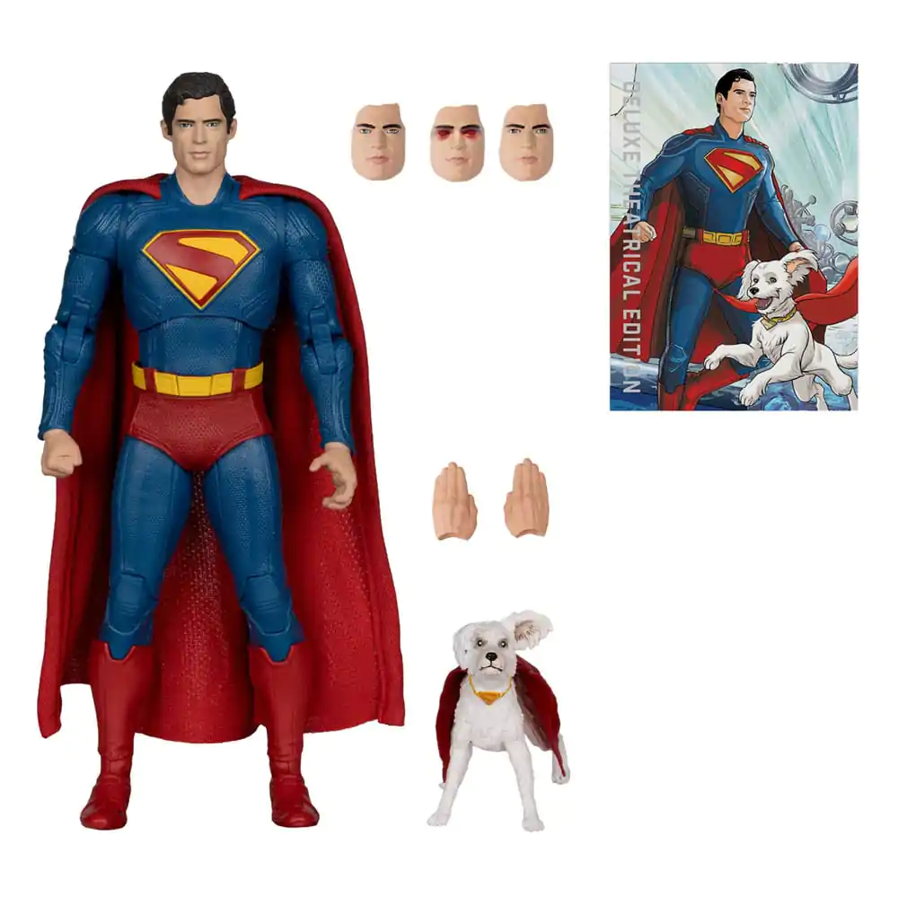 Superman (2025) DC Multiverse Deluxe akcijska figura Superman s Krypto the Super Dog 18 cm fotografija izdelka