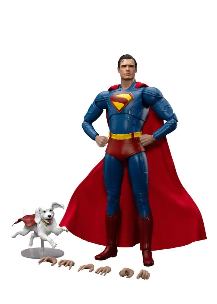 Superman (2025) Akcijska figura Superman & Krypto 21 cm fotografija izdelka