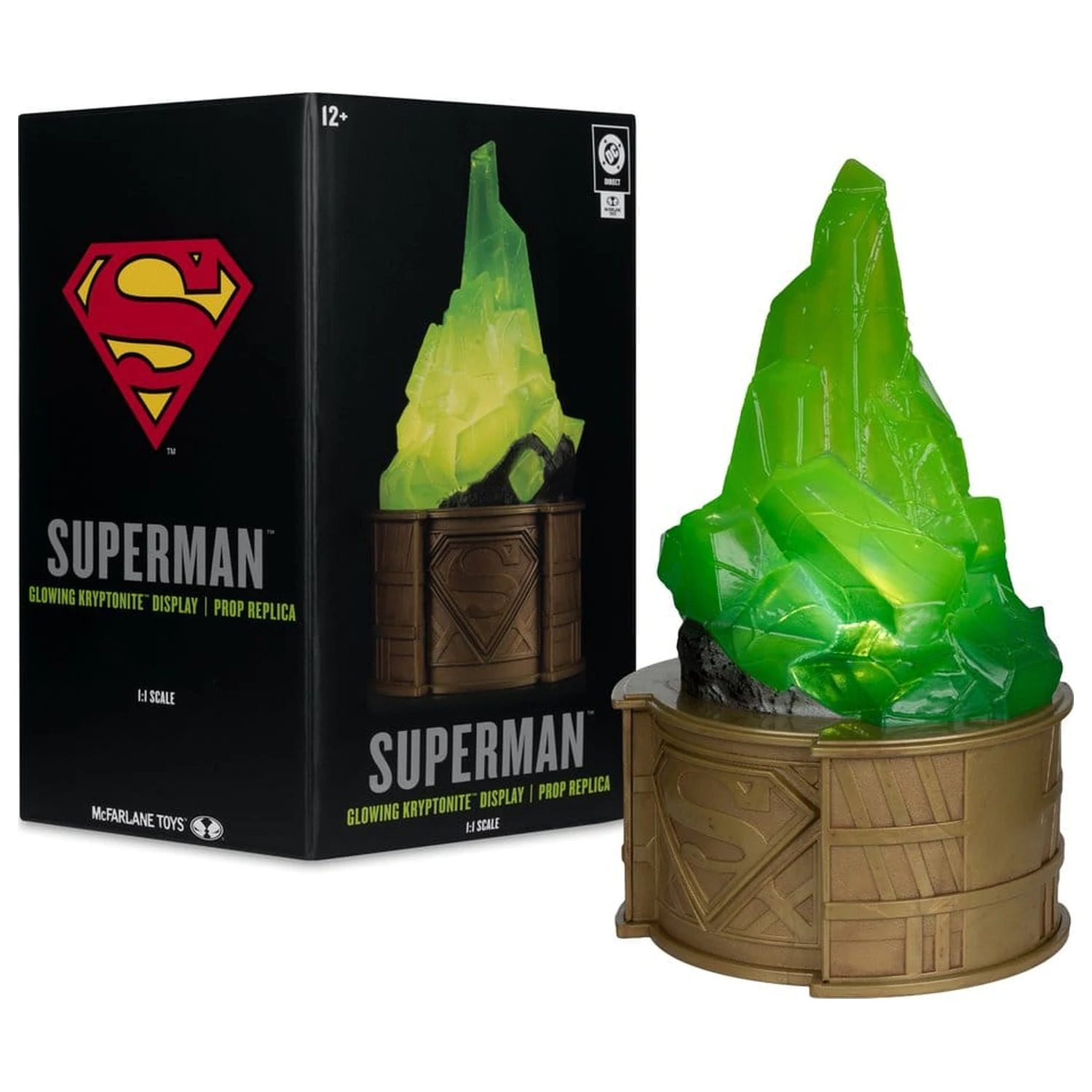 Superman DC Direct Replika 1/1 Zaslon iz kriptonita (Gold Label) 18 cm fotografija izdelka