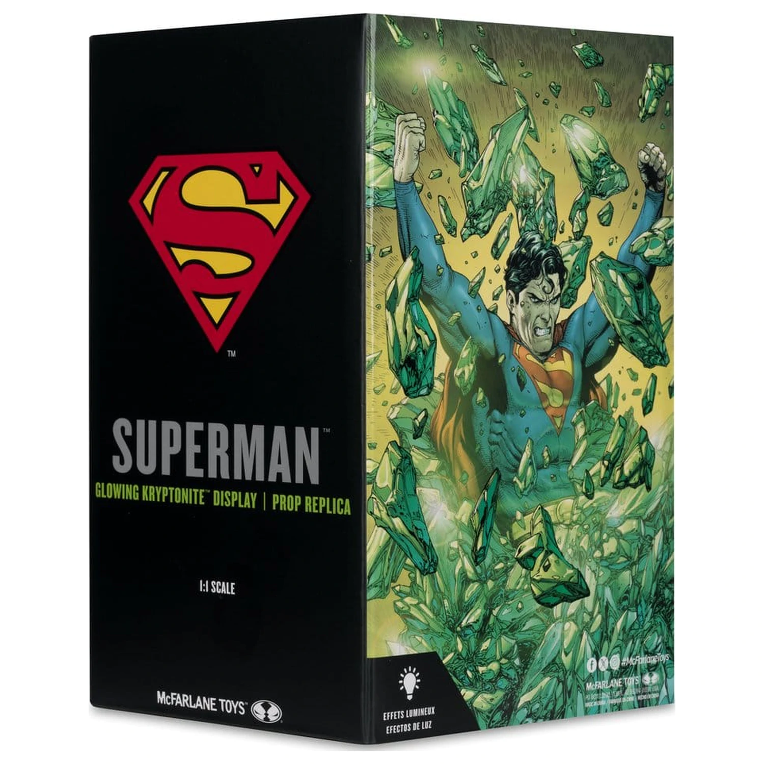 Superman DC Direct Replika 1/1 Zaslon iz kriptonita (Gold Label) 18 cm fotografija izdelka