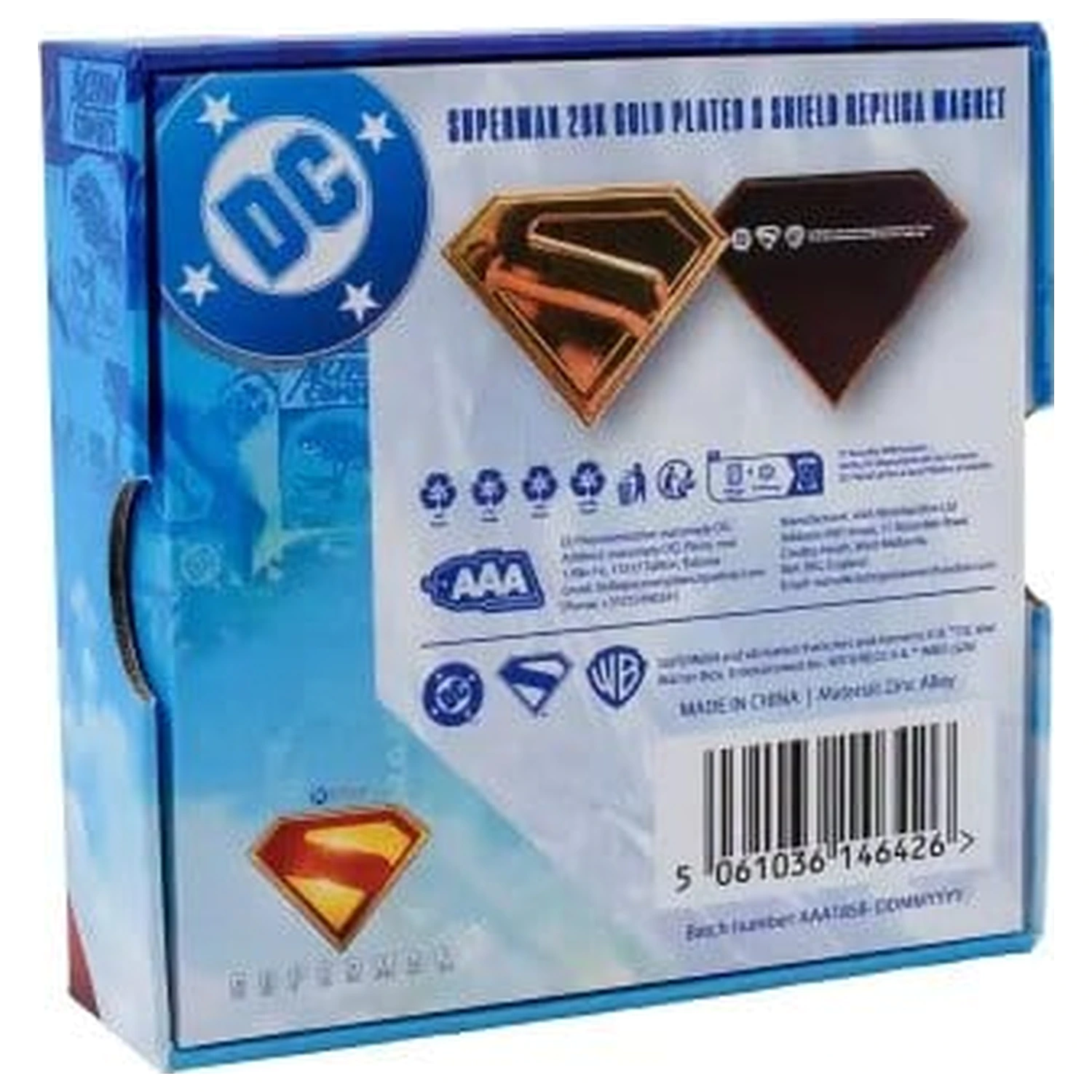 Superman Gold Shield replika magnetka fotografija izdelka
