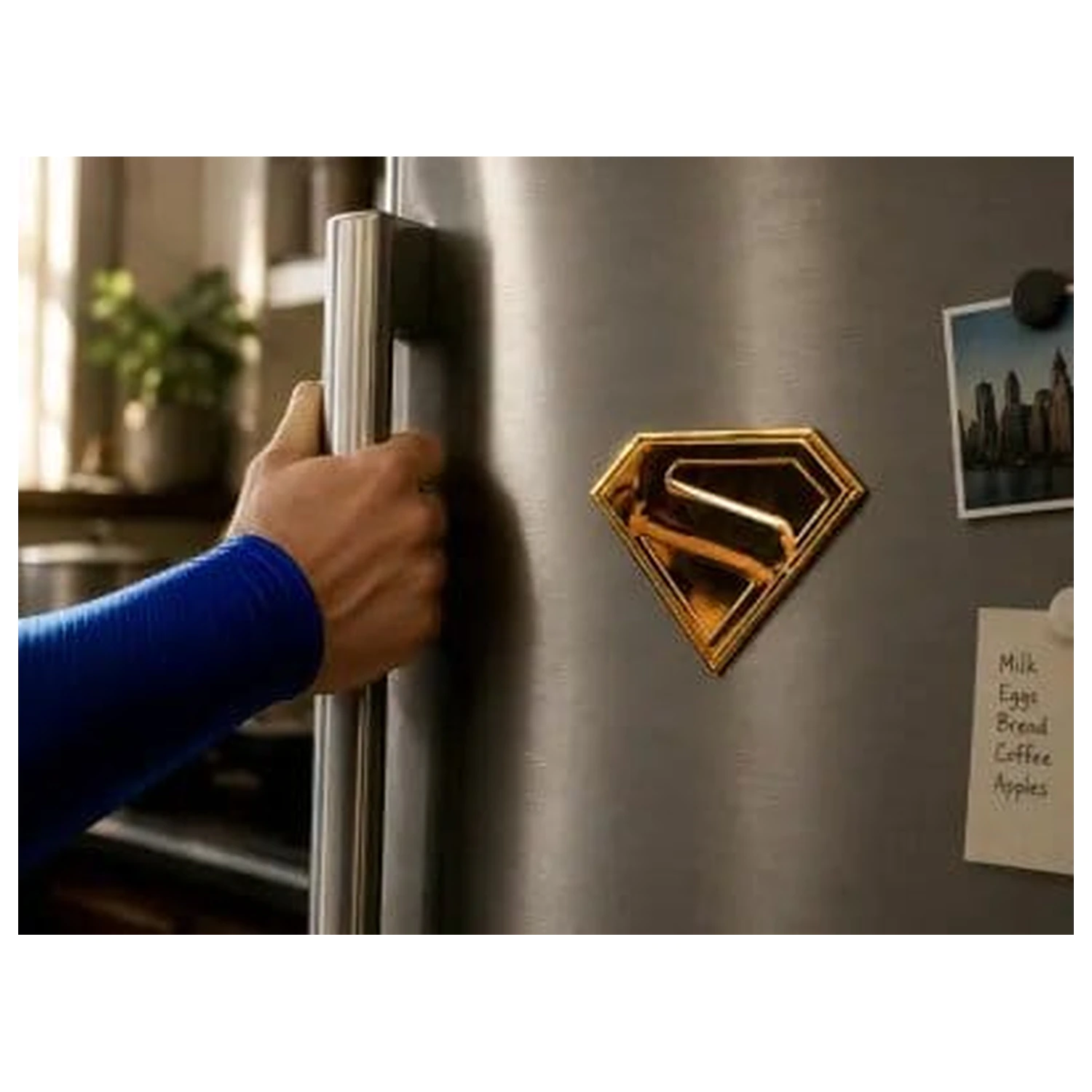 Superman Gold Shield replika magnetka fotografija izdelka
