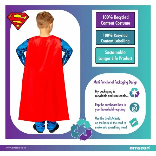 Superman kostum 10-12 let fotografija izdelka
