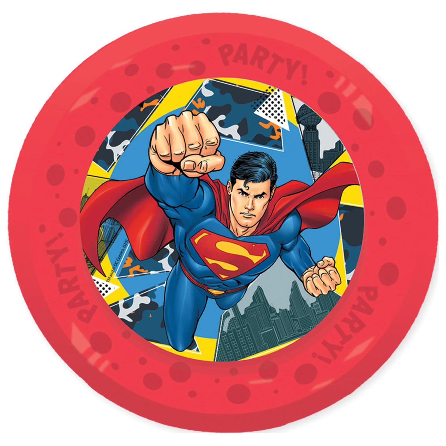 Superman Krypton Mikro Premium plastičen plitek krožnik 4-delni set 21 cm fotografija izdelka
