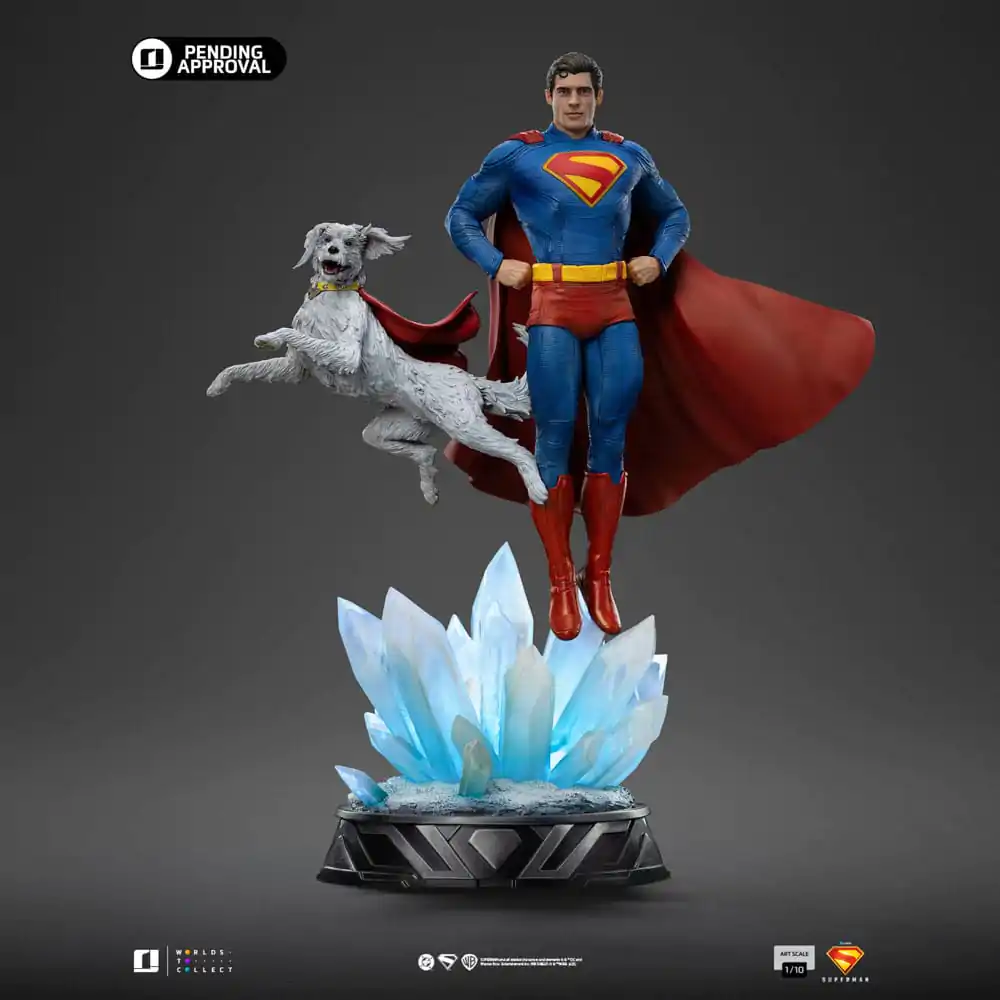 Superman Legacy Art Scale Kip 1/10 Superman & Krypto 32 cm fotografija izdelka